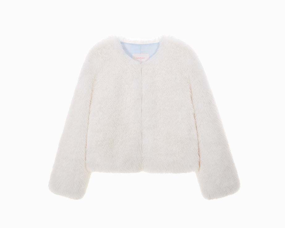 KIDS FAUX FUR HANYU JACKET Lemonplet KR Store kids-faux-fur-hanyu-jacket-lemonplet-kr-store