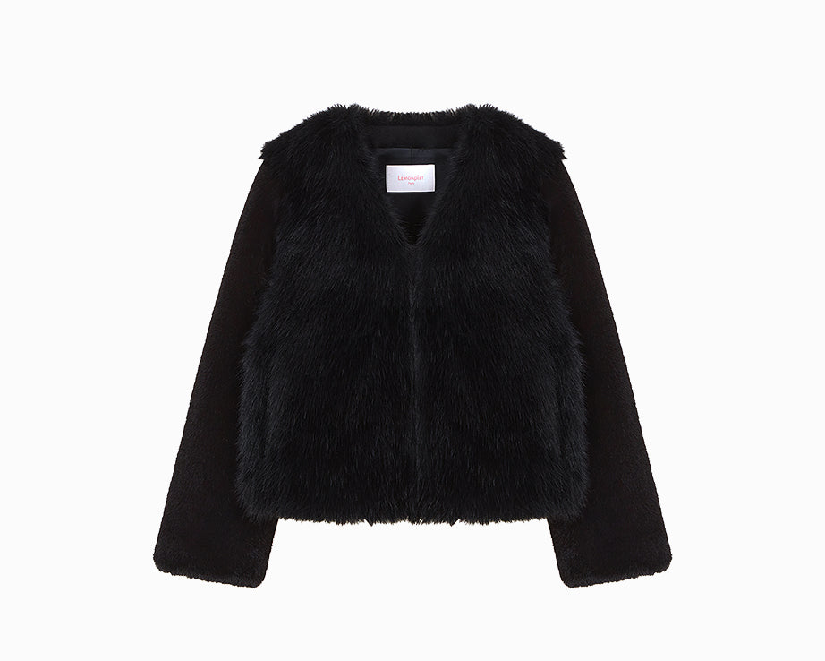 FAUX FUR BÉNÉ BUCKET BAG – Lemonplet KR store