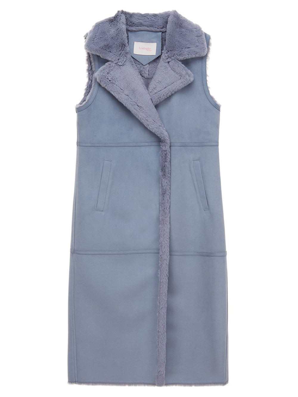 FAUX FUR LOMPER LONG VEST