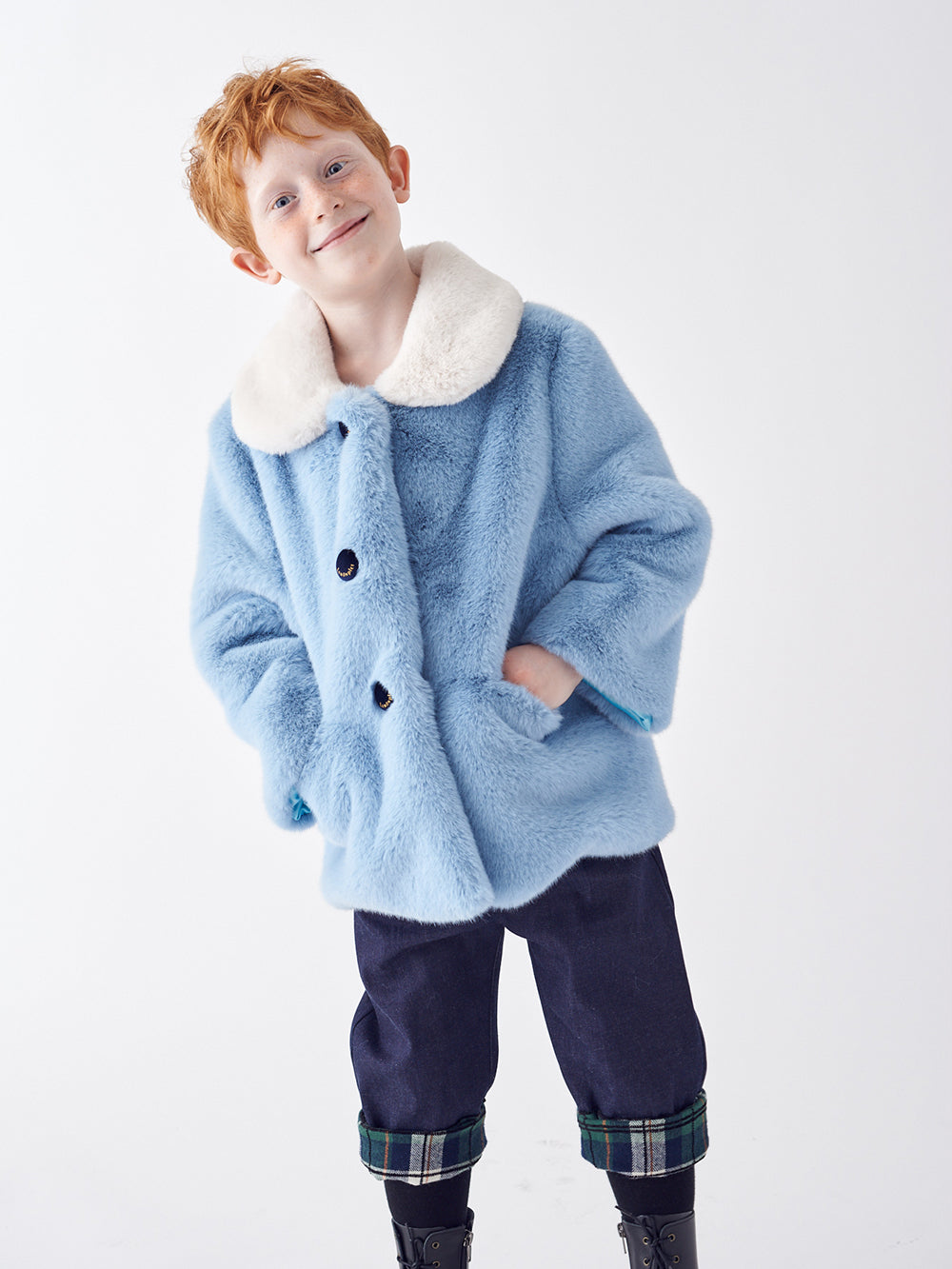 KIDS FAUX FUR KAI JACKET