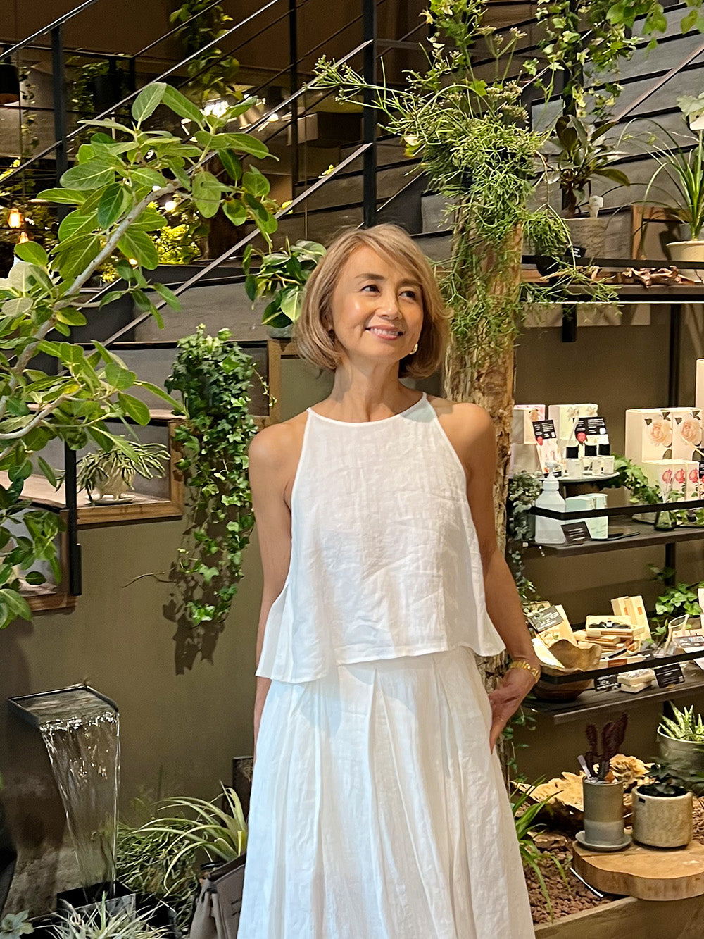 GAGA LINEN TOP