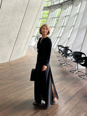 HICKORY PLEATED WRAP SKIRT
