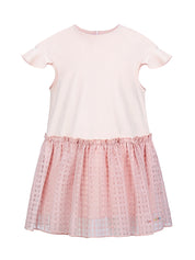 KIDS ROSY LOOSE-FIT DRESS