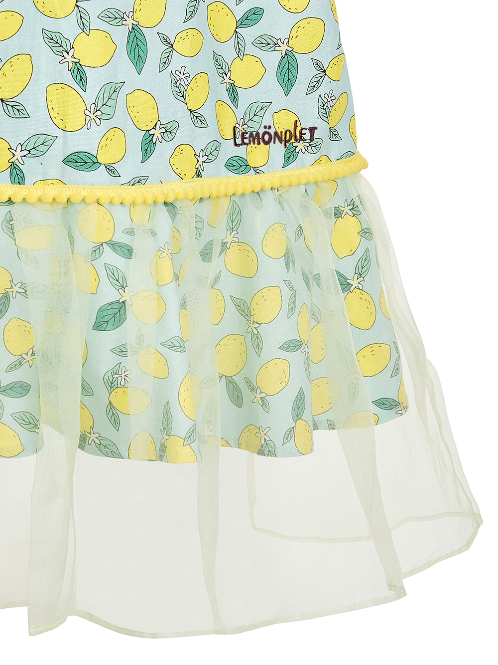 KIDS LEMON PRINT DRESS