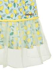 KIDS LEMON PRINT DRESS