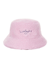 FAUX FUR BUCKET HAT WITH LEMÖNPLET LOGO