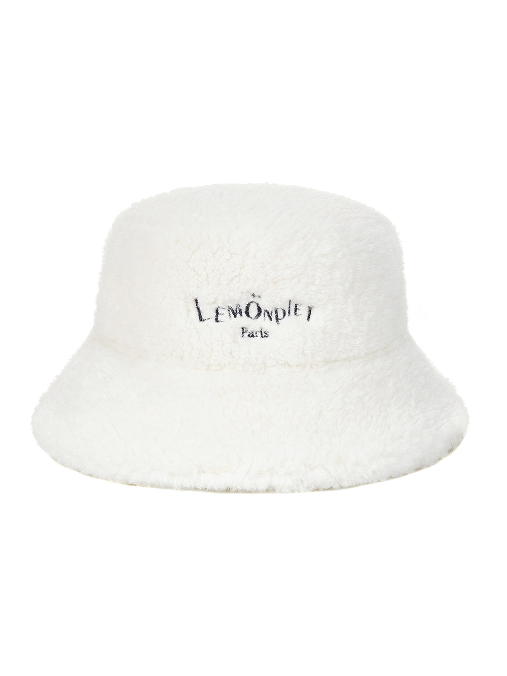 FAUX FUR BUCKET HAT WITH LEMÖNPLET LOGO