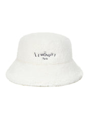 FAUX FUR BUCKET HAT WITH LEMÖNPLET LOGO