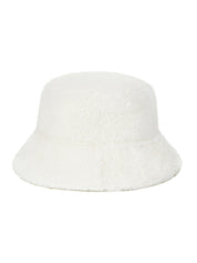 FAUX FUR BUCKET HAT WITH LEMÖNPLET LOGO