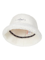 FAUX FUR BUCKET HAT WITH LEMÖNPLET LOGO