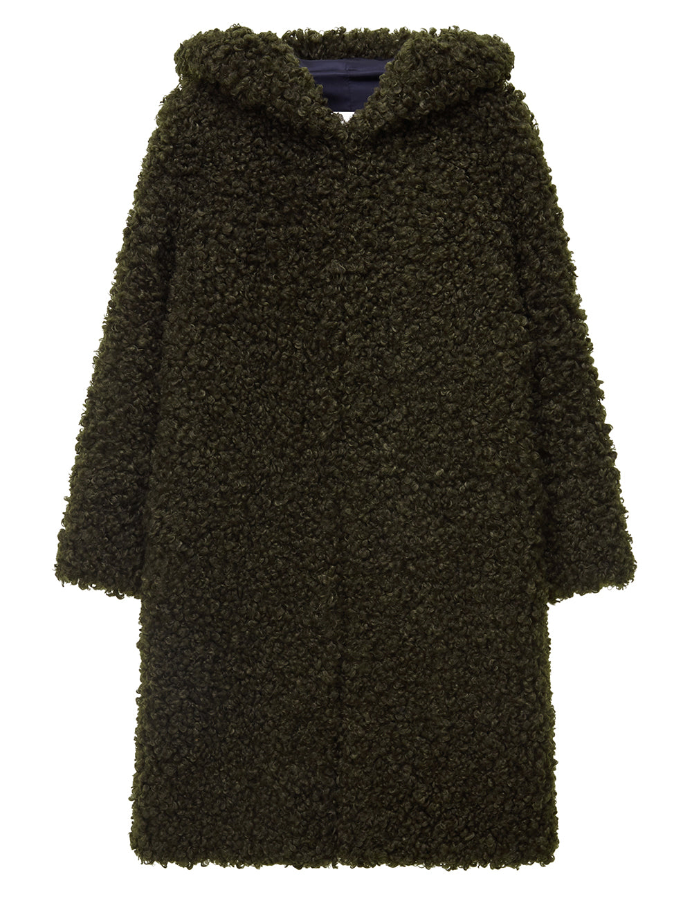 FAUX FUR EVER LONG HOODED COAT