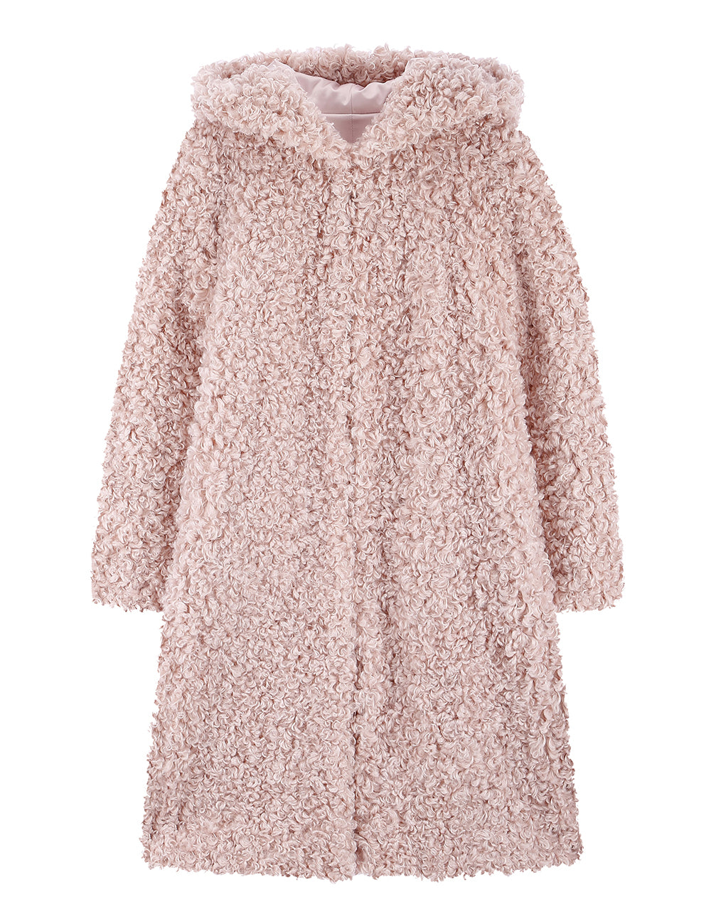 FAUX FUR EVER LONG HOODED COAT