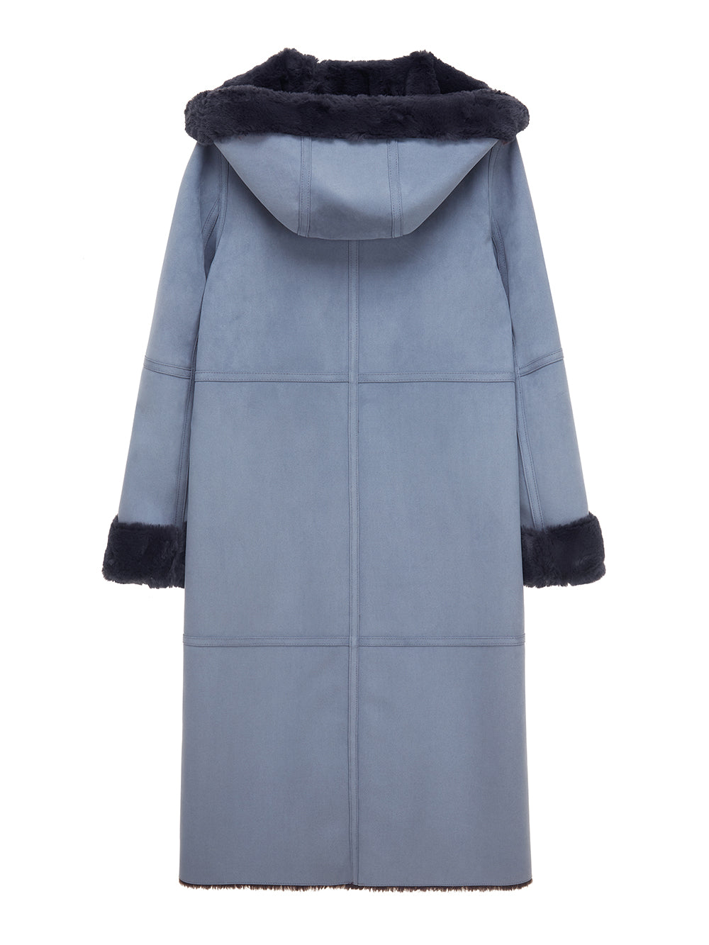 FAUX FUR LOMPER HOODED COAT