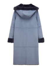 FAUX FUR LOMPER HOODED COAT