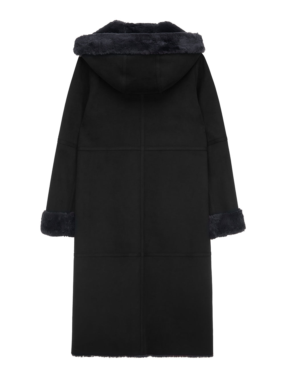 FAUX FUR LOMPER HOODED COAT