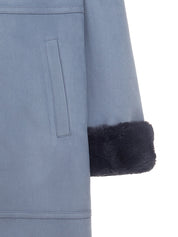 FAUX FUR LOMPER HOODED COAT