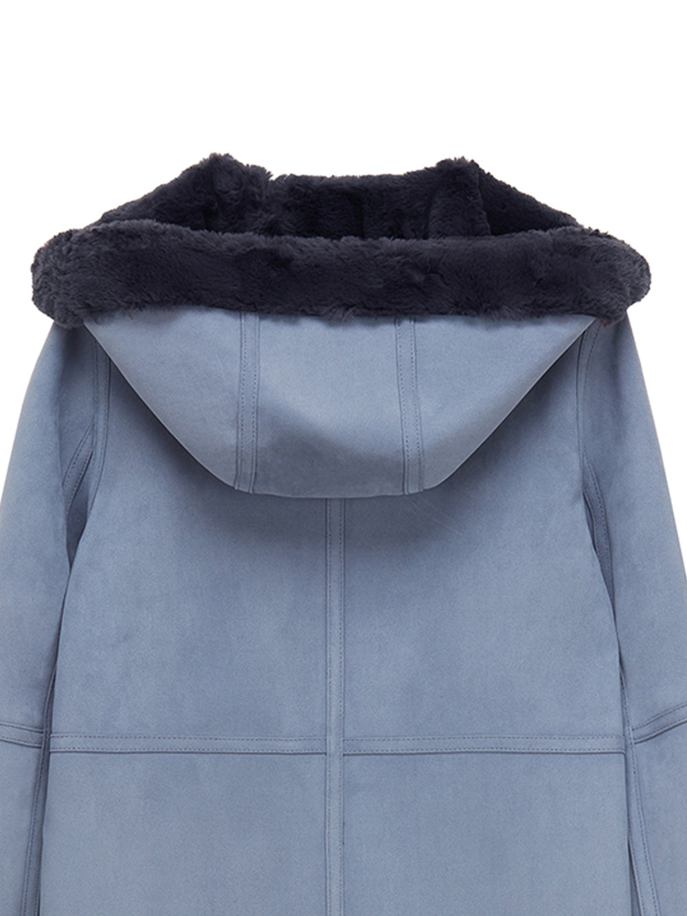 FAUX FUR LOMPER HOODED COAT