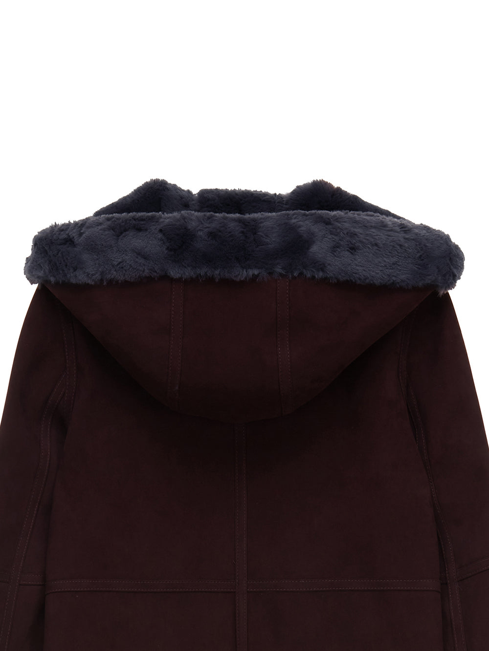 FAUX FUR LOMPER HOODED COAT