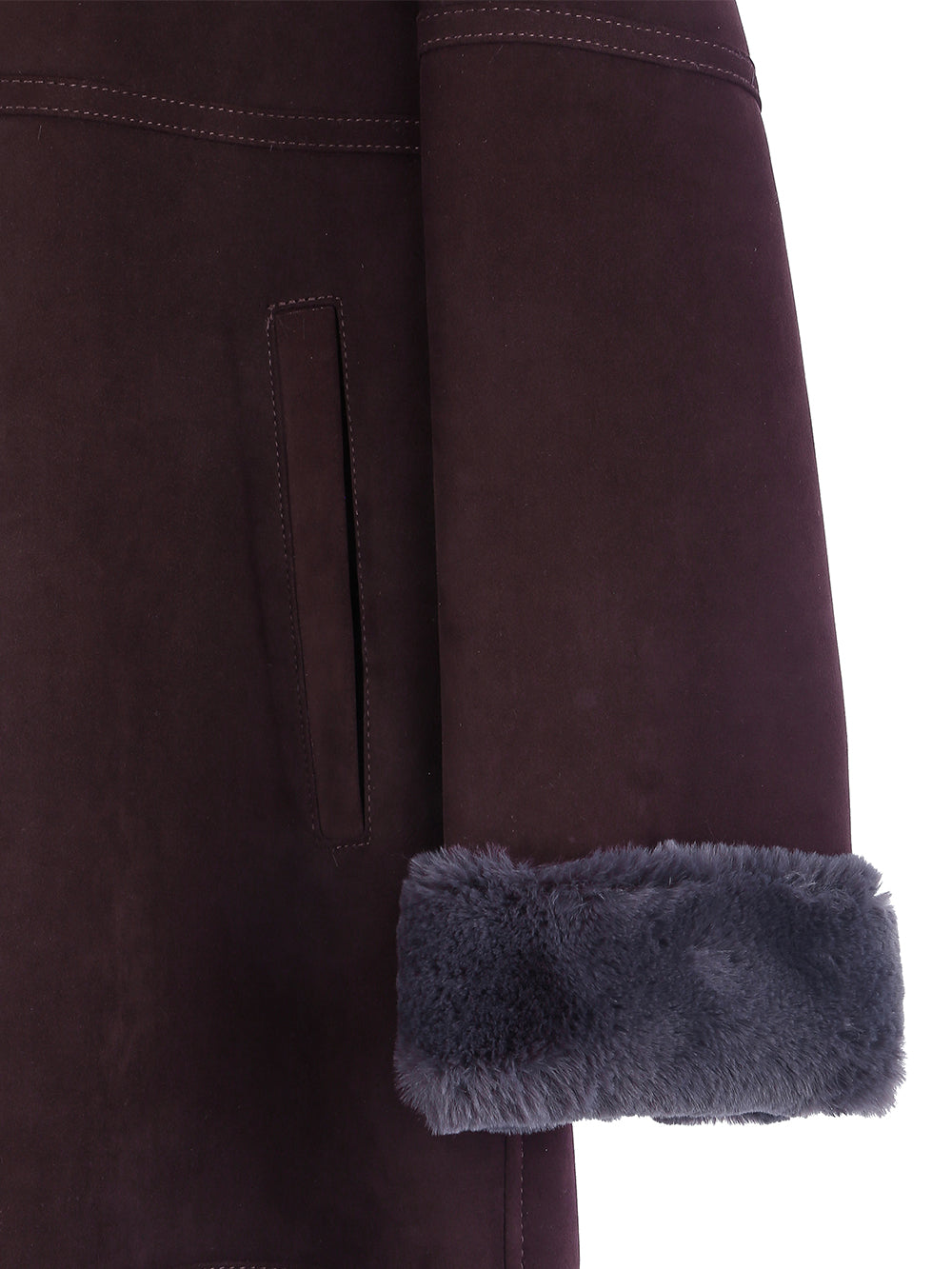 FAUX FUR LOMPER HOODED COAT