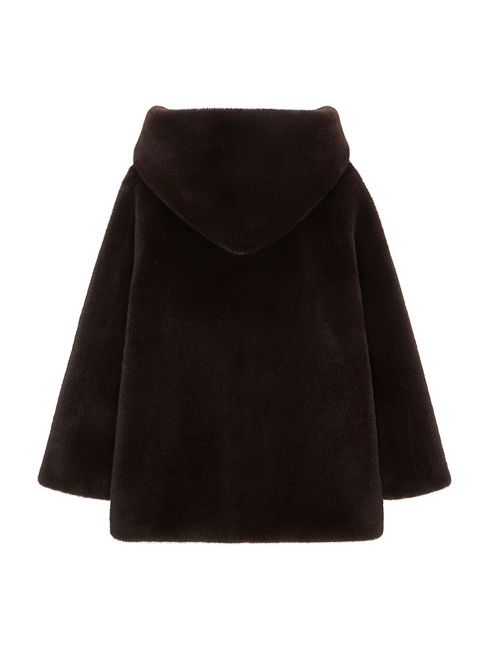 FAUX FUR BIEN HOODED JACKET