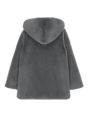 FAUX FUR BIEN HOODED JACKET