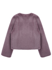 FAUX FUR BIEN SHORT JACKET