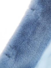 FAUX FUR HALF SLEEVED JACKET