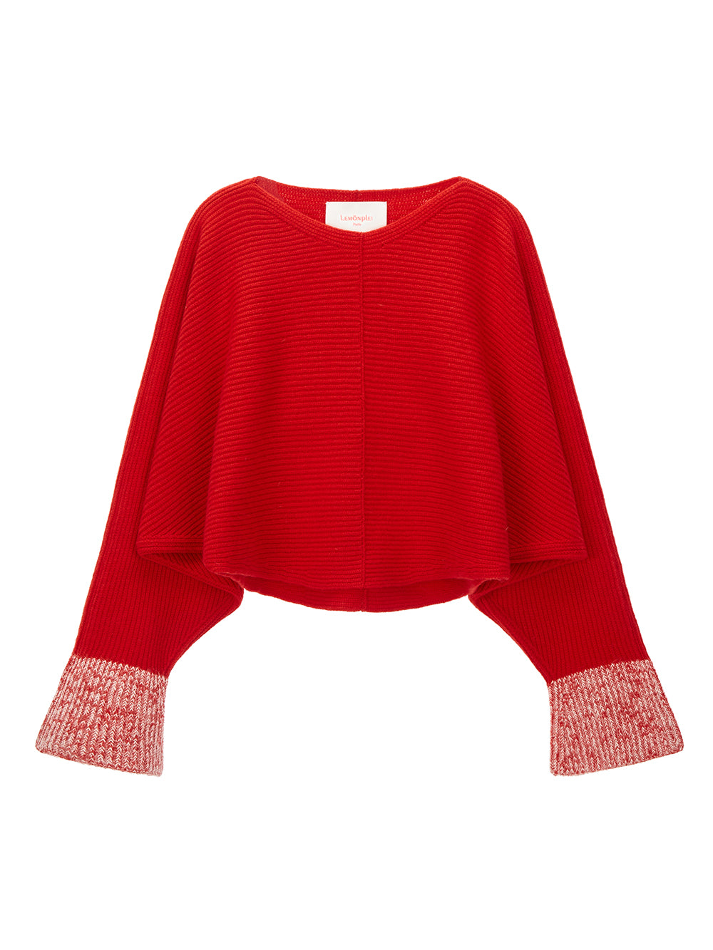 KNIT POBI BUTTERFLY SLEEVE SWEAT