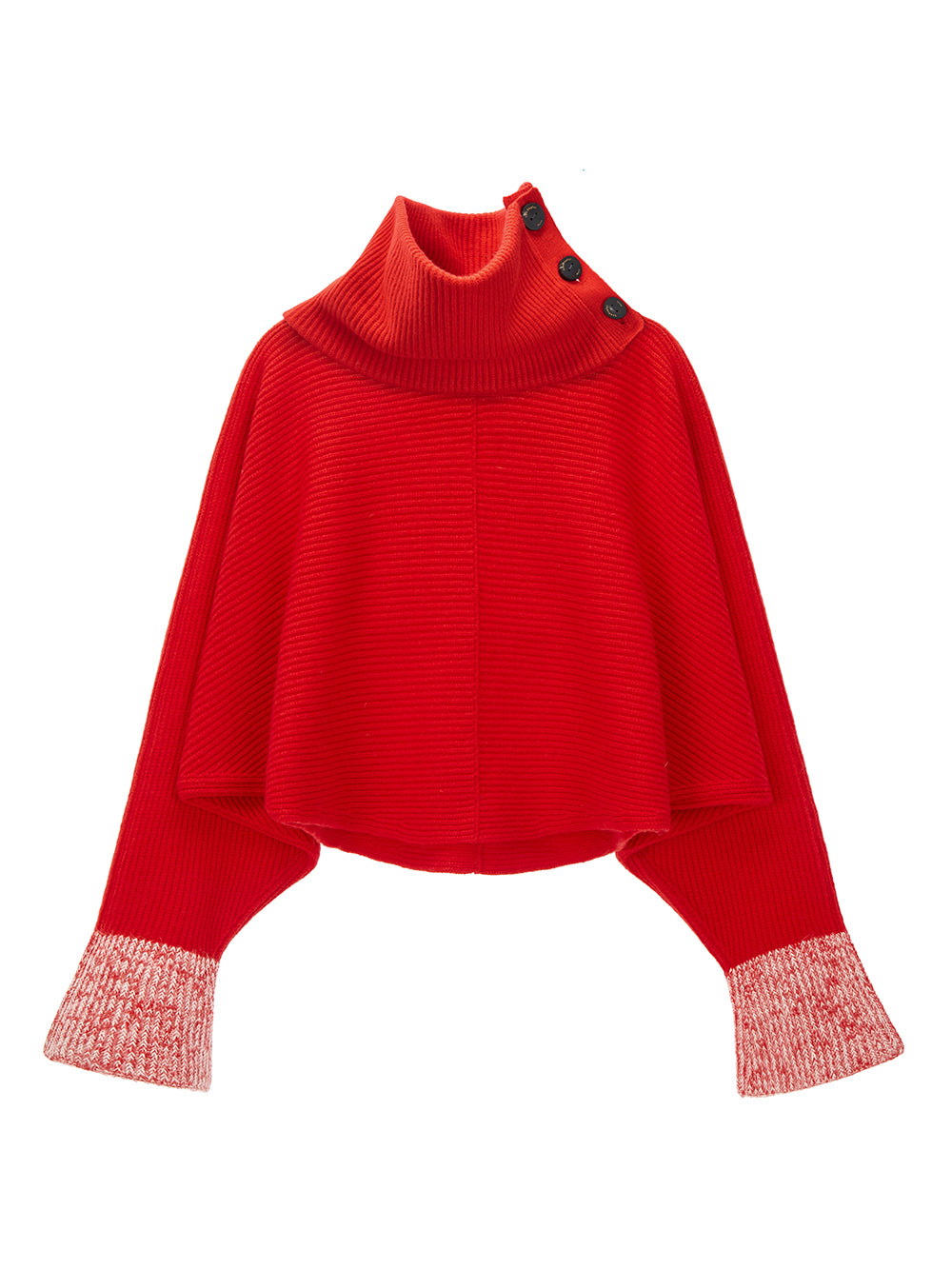 KNIT POBI BUTTERFLY SLEEVE SWEAT