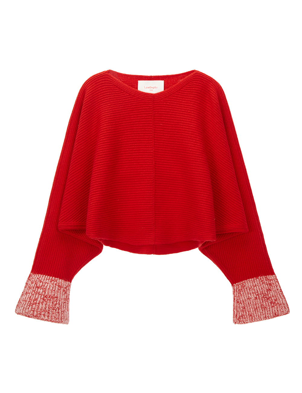 KNIT POBI BUTTERFLY SLEEVE SWEAT