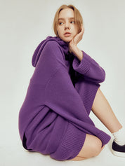 [REFURB] KNIT AKA HOODED DRESS