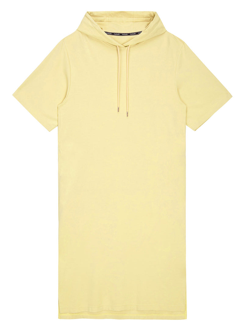 LINDI HOODED JERSEY DRESS