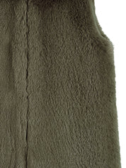 FAUX FUR CUPID HOODED VEST