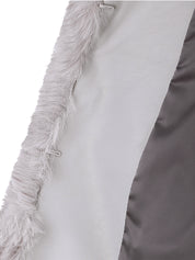 FAUX FUR CUPID HOODED VEST