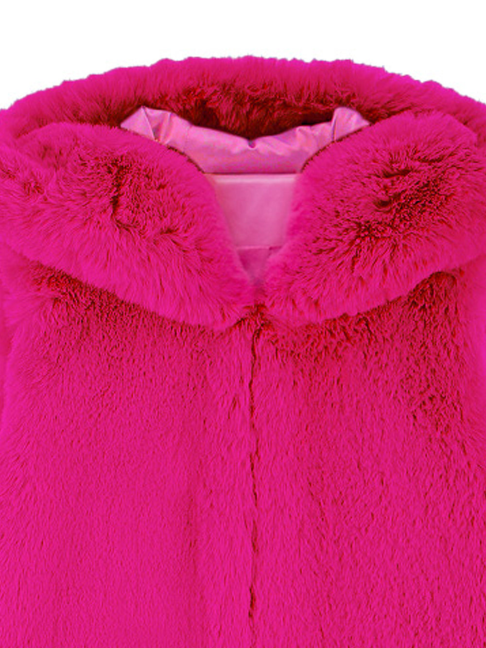 FAUX FUR CUPID HOODED VEST