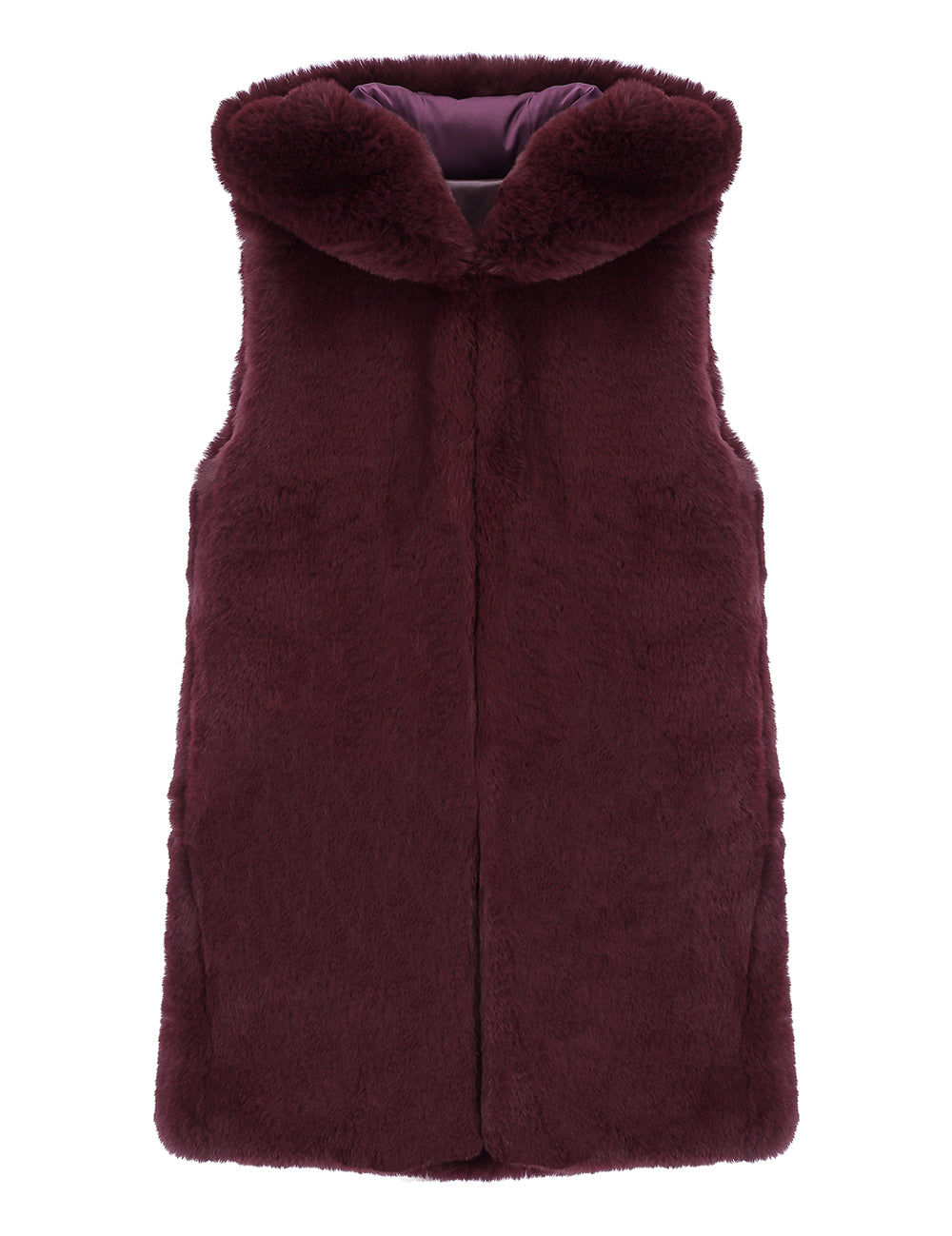 [REFURB] FAUX FUR CUPID HOODED VEST