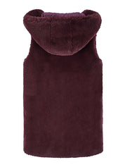 [REFURB] FAUX FUR CUPID HOODED VEST