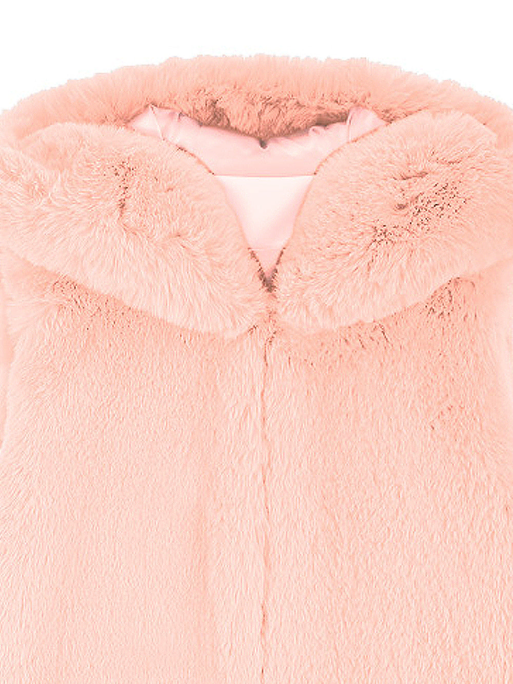 FAUX FUR CUPID HOODED VEST