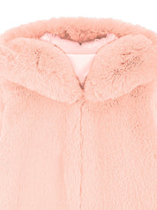 FAUX FUR CUPID HOODED VEST