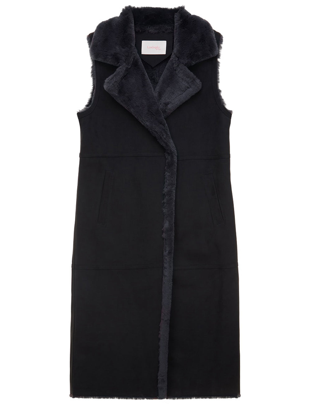 FAUX FUR LOMPER LONG VEST