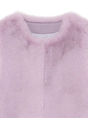 FAUX FUR KUN LONG VEST
