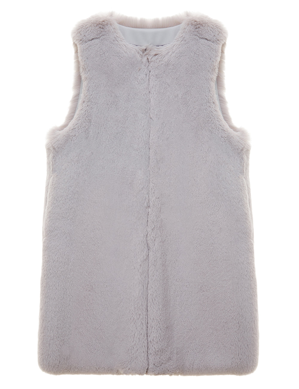 FAUX FUR KUN LONG VEST