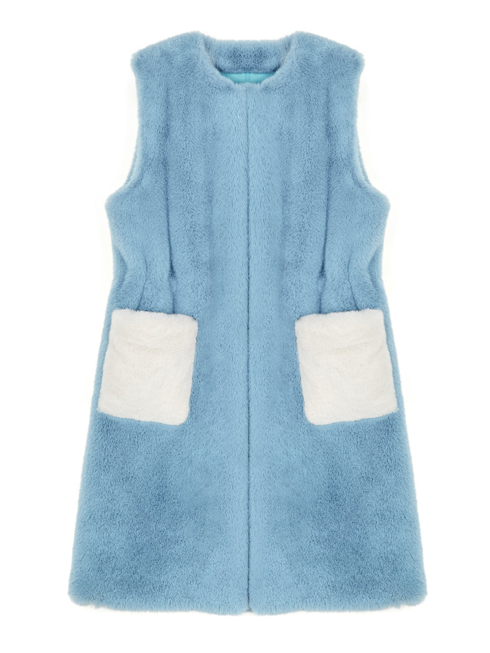 FAUX FUR CIEL VEST