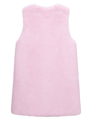 FAUX FUR KUN LONG VEST