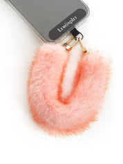 FAUX FUR PLUSH LOOP STRAP