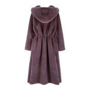 [REFURB] FAUX FUR LAON HOODED MAXI COAT