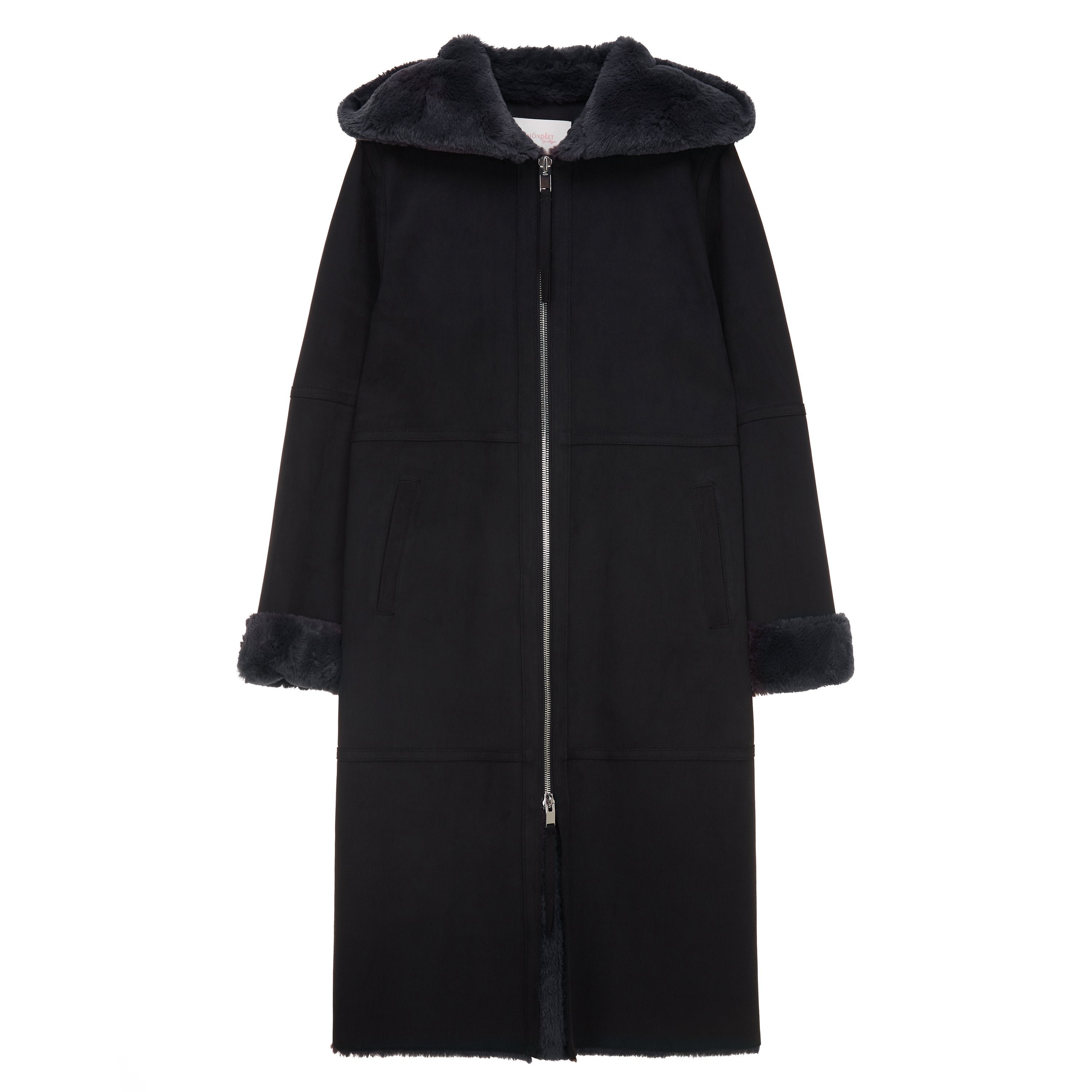[REFURB] FAUX FUR LOMPER HOODED COAT