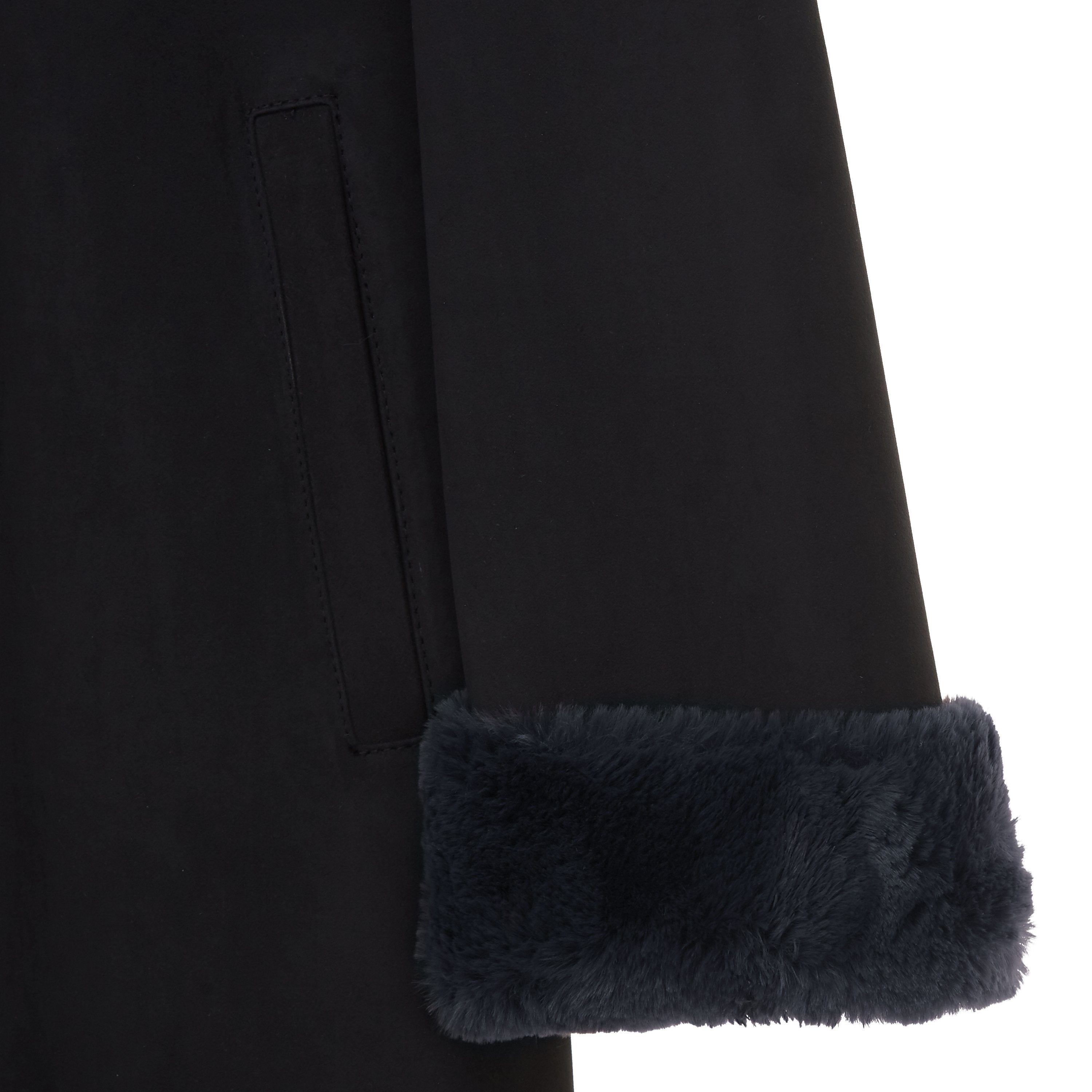 [REFURB] FAUX FUR LOMPER HOODED COAT