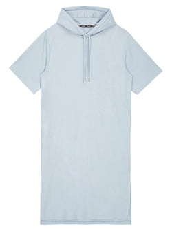 LINDI HOODED JERSEY DRESS